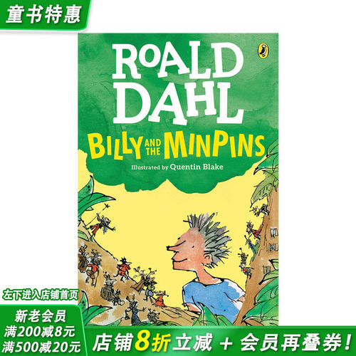 【预售】Billy And The Minpins 比利和敏平一家 英文原版儿童故事阅读【善优童书】