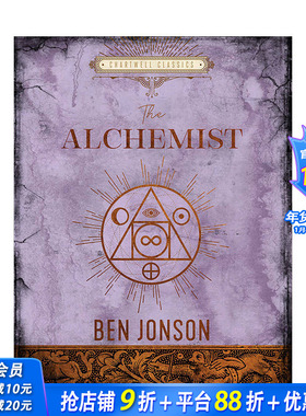 【预售】【Chartwell Classics】The Alchemist，炼金术士  英文世界文学 正版进口书籍 善优图书