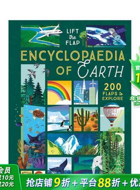 【现货】【百科翻翻书】地球 The Lift-the-Flap Encyclopaedia of Planet Earth 英文儿童趣味互动科普插画绘本 进口童书