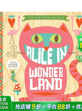 【现货】立体模型：爱丽丝仙境 【BabyLit Playset玩乐套装】Alice in Wonderland 英文儿童动手互动趣味游戏 3-6岁