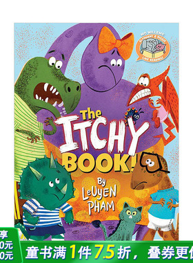 【现货】痒痒的书! The Itchy Book! 幼儿儿童趣味故事启蒙绘本 LeUyen Pham 英文原版进口 图书