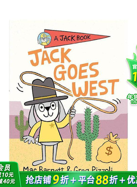 【现货】Jack Goes West杰克去了西部 Mac Barnett 英文原版儿童绘本3-6岁【善优童书】