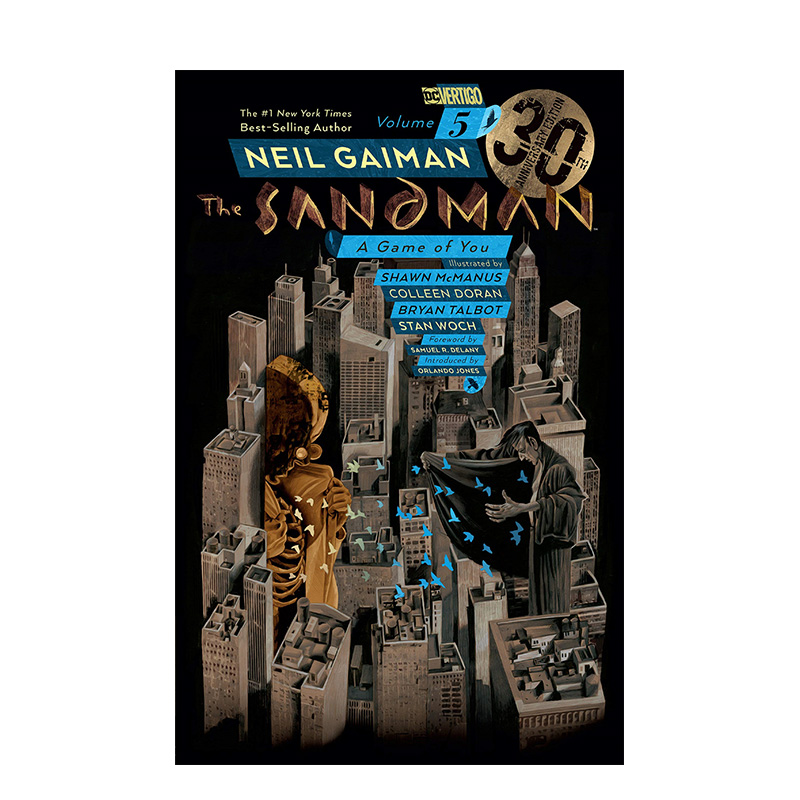 【预售】英文漫画 睡魔30周年版弟5卷：你的游戏 The Sandman Vol. 5: A Game of You 30th Anniversary Edition 正版进口书籍