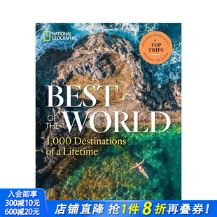 旅游特色指南 预售 Best 英文原版 1000个目 Lifetime Destinations 正版 World 地 1000 一生要去 进口书籍 the