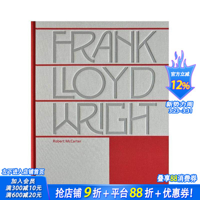 【现货】弗兰克·劳埃德·赖特 Frank Lloyd Wright 现代主义大师建筑遗产 原版英文建筑设计 Phaidon Press 正版进口书