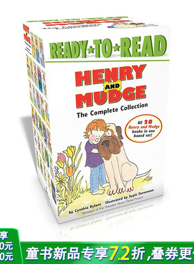 【预售】英文原版绘本1-28盒装Henry and Mudge亨利和玛吉全套英语故事童书Ready to Read Level2汪琣珽推荐 原版进口图书籍
