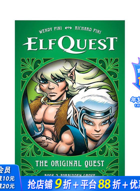 【预售】精灵之旅：原始冒险 卷2——禁忌丛林 ElfQuest:The Original Quest 英文漫画正版进口书 美国漫画界里程碑 女性创作40年
