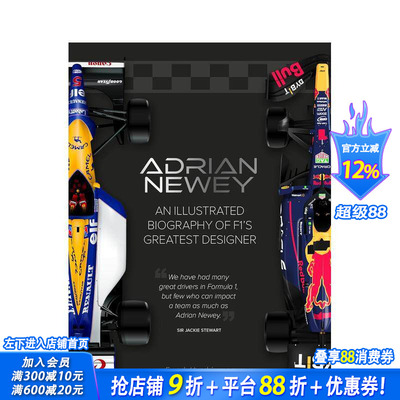【预售】阿德里安·纽维：F1伟大设计师图解传记 Adrian Newey:An Illustrated Biography of F1's Greatest 英文运动 正版进口书
