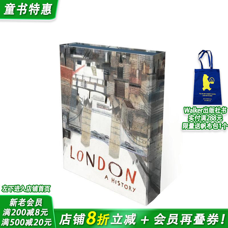 【现货】【英国插画师Laura Carlin】伦敦：历史 特别限量版 London: A History: Special Limited Edition 英文儿童绘本进口书