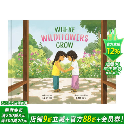 【现货】英文原版 野花生长的地方 Where Wildflowers Grow 英语儿童故事插画绘本 精装进口图书 善优童书