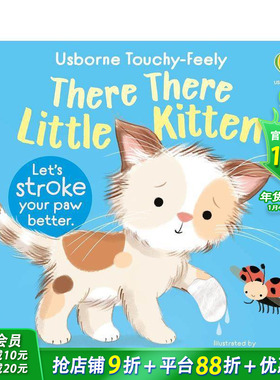 【预售】【触摸书】乖啦乖啦小猫咪 【Touchy Feely Books】There There Little Kitten 英文儿童趣味互动绘本 英语早教进口童书