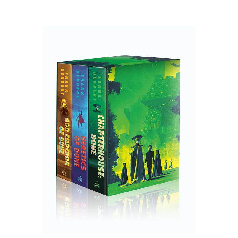 【预售】沙丘三部曲(4-6册)豪华套装 弗兰克·赫伯特 Frank Herbert's Dune Saga Books 4-6 Boxed Set 英文文学小说 正版进口书