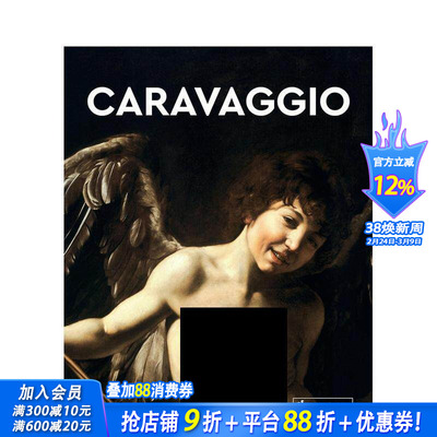 【预售】卡拉瓦乔 【Masters of Art】Caravaggio 原版英文艺术画册画集 巴洛克时期 正版进口书