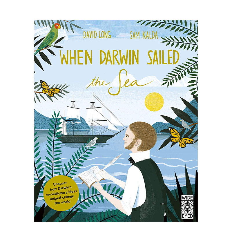 【现货】●When Darwin Sailed the Sea当达尔文远航进化论生物启蒙英文原版【善优童书】