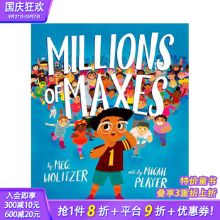 成千上萬個馬克斯Millions 現貨 童書繪本畫冊進口圖書書籍 自我認知成長 英文原版 Maxes