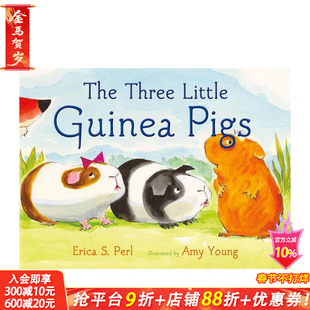 【预售】三只小几内亚猪 The Three Little Guinea Pigs 原版英文儿童插画故事绘本 进口童书