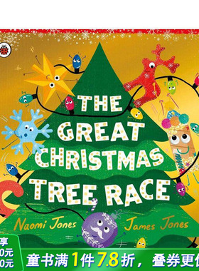 【预售】圣诞树大赛 【Best Christmas Decoration】The Great Christmas Tree Race 英文儿童插画故事绘本 进口童书