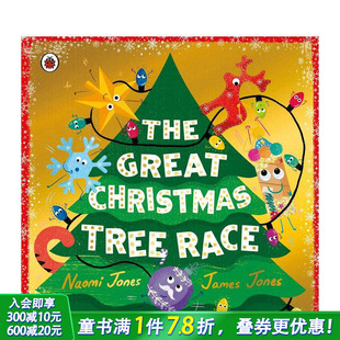 Race 进口童书 Best The Great Decoration 圣诞树大赛 Christmas 英文儿童插画故事绘本 Tree 预售