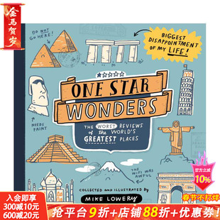 【预售】一星奇迹：标志性景点的差评价 One Star Wonders:The Worst Reviews of the World's Greatest Places 英文正版进口书