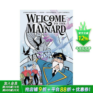 【预售】欢迎来到梅纳德 Welcome to the Maynard 英文儿童漫画故事 英语拓展阅读进口书 魔法犯罪盗窃悬疑 探案推理图像小说