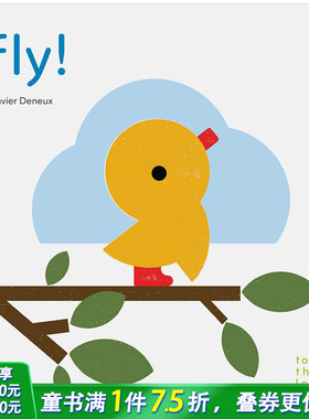 【现货】TouchThinkLearn:Fly 飞翔 英文原版儿童触摸翻翻书【善优童书】