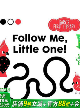 【预售】【蒙台梭利婴儿启智】跟我来，小宝贝！ 【Baby Montessori】Follow Me， Little One! 原版英文儿童语言/概念启蒙