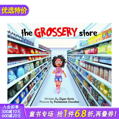【预售】毛毛商店 The Grossery Store 英文儿童故事绘本 进口童书