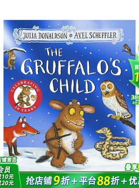 【预售】咕噜牛的孩子（20周年纪念版） The Gruffalo's Child 20th Anniversary Edition 英文儿童插画科普绘本 进口童书