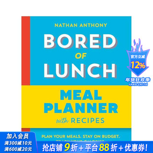 【预售】解决午餐倦怠：膳食规划手册 Bored of Lunch: Meal Planner 原版英文餐饮生活美食 正版进口书