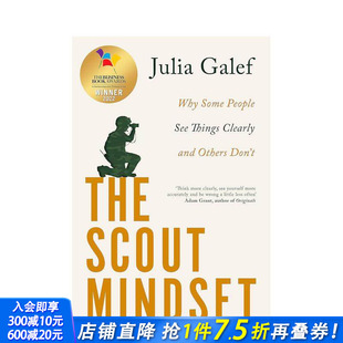 英文商业行销 进口图书 方法 Scout Mindset The 童子军心态：思考 2022商业图书奖 正版 原版 预售