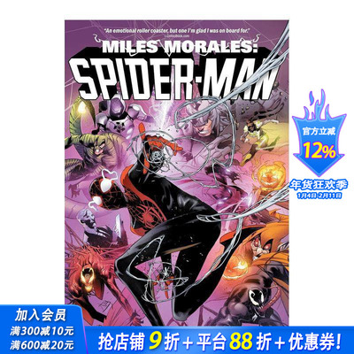 【预售】迈尔斯·莫拉莱斯：蜘蛛侠 卷4 Miles Morales: Spider-Man by Cody Ziglar Vol. 4 - Retribution 英文漫画 正版进口书