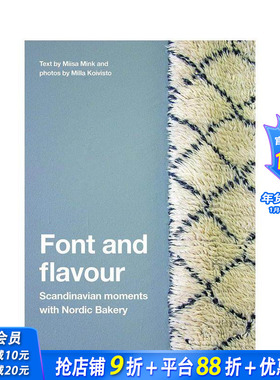 【现货】字体和风味:斯堪的纳维亚时刻与北欧面包房 Font and Flavour 原版英文字体图案标志设计 正版进口图书