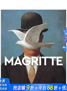 【现货】玛格利特 【Masters of Art】Magritte 原版英文艺术画册画集 正版进口书