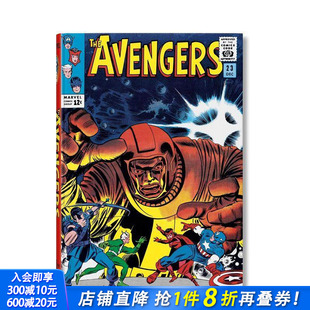 Comics 现货 1965–1967 Library 正版 复仇者联盟 英文漫画书 漫威漫画图书馆 进口书 卷2 原版 Marvel