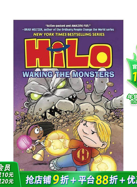 【预售】希罗漫画系列 4：唤醒怪兽 Hilo 4: Waking The Monsters 原版英文儿童漫画