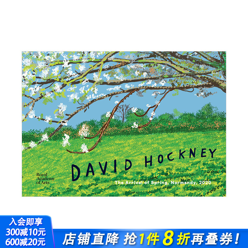 【现货】大卫·霍克尼:春天的到来,诺曼底2020David Hockney:The Arrival of Spring,Normandy英文原版当代艺术绘画册作品集