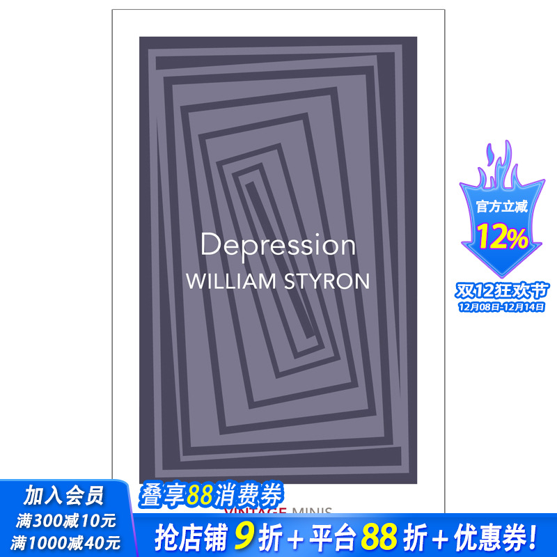 【现货】【Vintage Minis迷你人类学】Depression，忧愁 威廉斯泰伦William Styron作品节选 英文原版小说