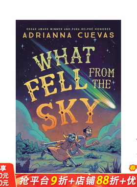 【预售】(预计3月出版)从天而降之物 What Fell from the Sky 英文儿童桥梁章节故事 英语拓展阅读进口书