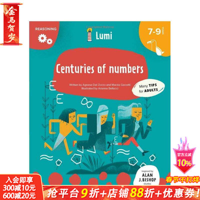 【预售】数字的世纪：逻辑推理训练 Centuries of Numbers: Reasoning 英文儿童趣味互动绘本 英语早教进口书