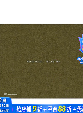 【预售】重新开始，失败得更漂亮：建筑与艺术的初步图纸 Begin Again. Fail Better 原版英文建筑设计 正版进口书