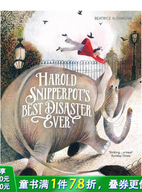 【预售】哈罗德遇见的灾难【Beatrice Alemagna】 Harold Snipperpot’s Best Disaster Ever 英文儿童插画故事绘本 进口童书