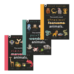 【现货】世界上*荒谬/笨/残暴的动物(多册选拍)Quirky Creatures：The World’s Most …Animals 儿童英文艺术插画科普绘本进口书
