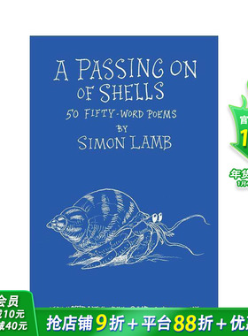 【预售】贝壳的传递：50词诗歌 A Passing On of Shells: 50 Fifty-Word Poems 12岁+英文小说文学故事 英语拓展阅读进口书