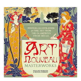 【预售】【Masterworks】英文原版 新艺术派（新版） Art Nouveau 19世纪艺术 正版进口图书画册 善优图书