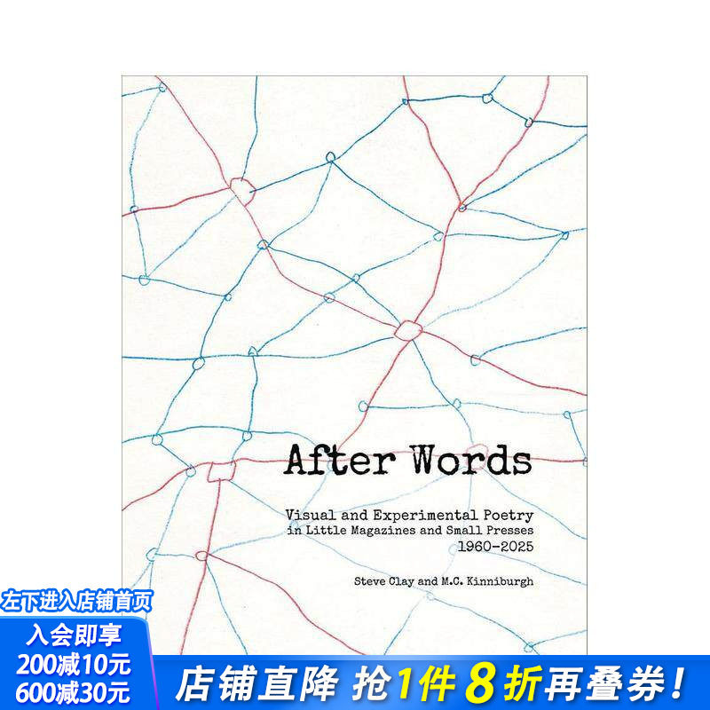 【预售】言外之象:1960–2025年小杂志与小出版社中的视觉与实验诗歌 After Words:Visual 英文字体图案标志设计 正版进口书