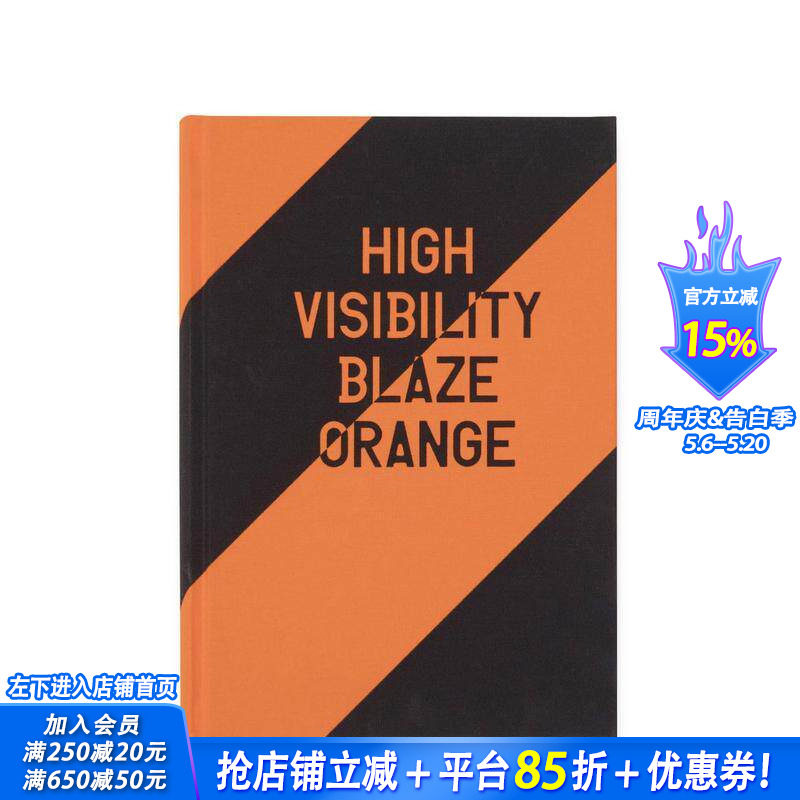 【预售】高能见度（火焰橙色） High Visibility (Blaze Orange) 摄影师专辑 正版进口书