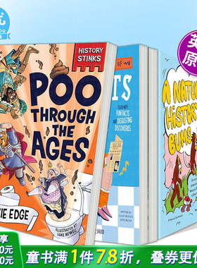 【现货多册选拍】臭臭历史：古往今来的便便 厕所史/屁股自然史History Stinks:Poo Through the Ages英文趣味科普英语拓展阅读书