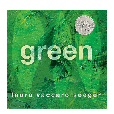 【现货】英文原版 【2013凯迪克荣誉奖】绿色Green 儿童英语绘本 插画师Laura Vaccar Seeger 进口童书 善优图书