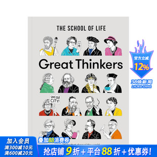 【预售】伟大的思想家：60位思想匠的日常智慧 Great Thinkers 原版英文人文历史 正版进口书