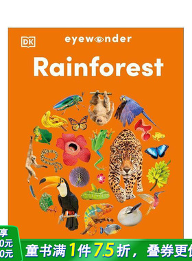 【预售】【视觉奇观】雨林之谜 【Eyewonder】Rainforest 英文儿童插画科普绘本 进口童书